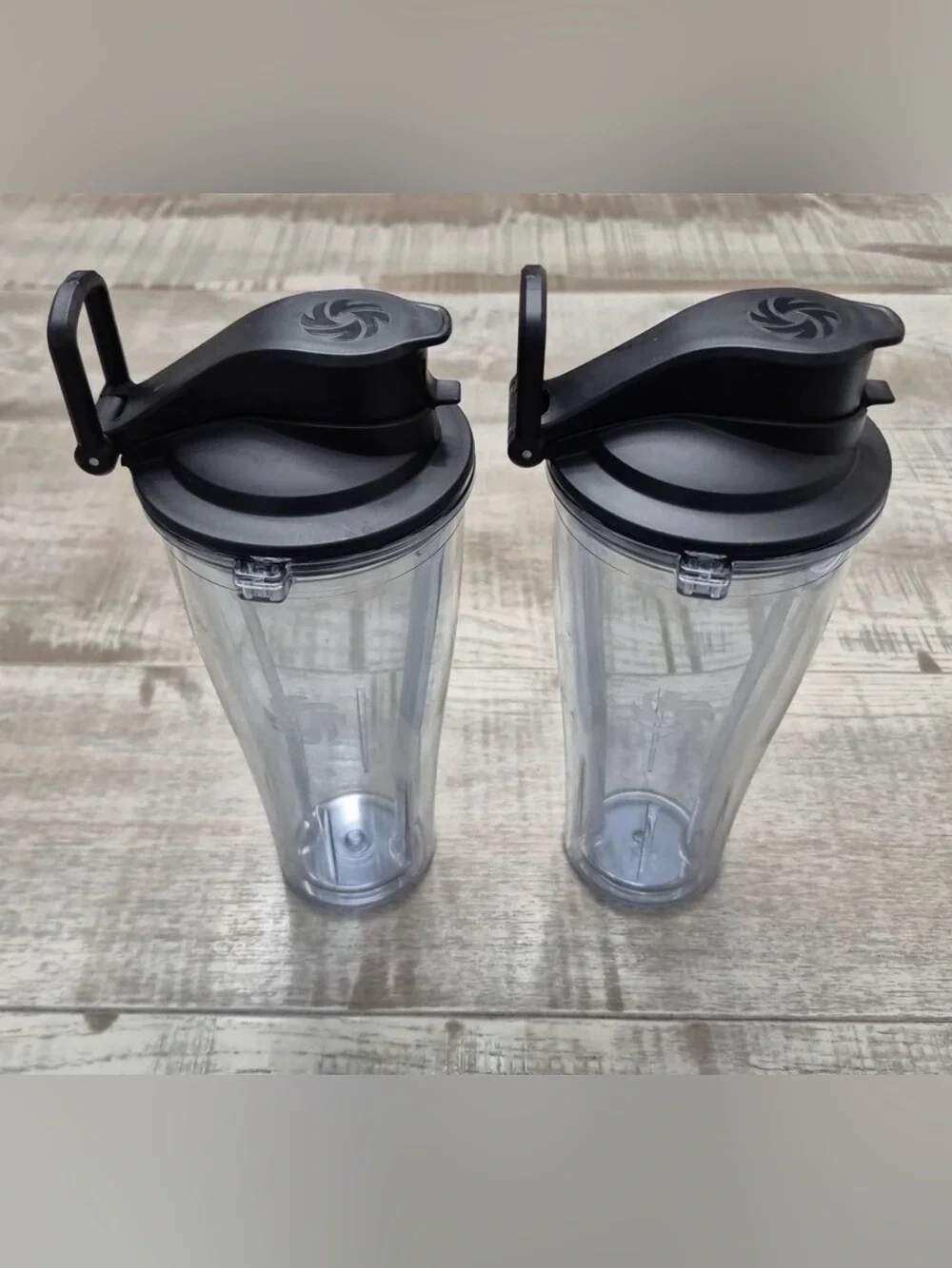 Lot of 2 Vitamix 20oz Travel To-Go Tumbler Cups & Lids NWOB